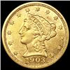 1903 $2.50 Gold Quarter Eagle UNCIRCULATED