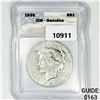 1935 Silver Peace Dollar ICG-MS60