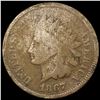 Image 1 : 1867 Indian Head Cent NICELY CIRCULATED