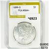1899-O Morgan Silver Dollar PGA-MS64+