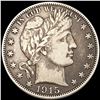 Image 1 : 1915-S Barber Half Dollar ABOUT UNCIRCULATED