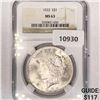 Image 1 : 1922 Silver Peace Dollar NGC-MS63