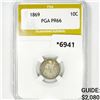 Image 1 : 1869 Seated Liberty Dime PGA-PR66