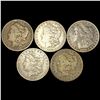 Image 1 : (5) Morgan Dollars NICELY CIRCULATED