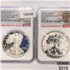 Image 1 : 2012-S Silver Eagles (2) NGC-PF69 Ultra CAM