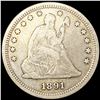 Image 1 : 1891 Seated Liberty Quarter LIGHTLY CIRCULATED