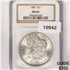 Image 1 : 1887 Morgan Silver Dollar NGC-MS64