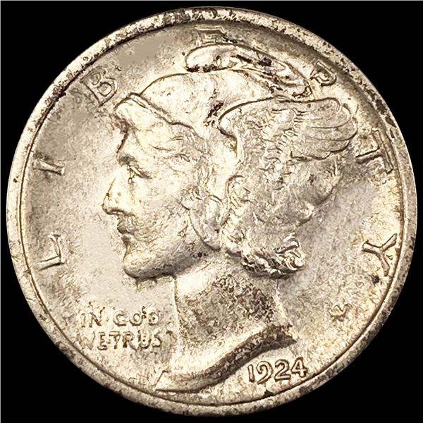 1924-D FB Mercury Dime UNCIRCULATED