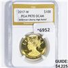 Image 1 : 2017-W Gold $100 American Liberty HR PGA-PR70