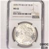 Image 1 : 1878 7TF Rev 78 Morgan Silver Dollar NGC-MS62