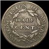 Image 2 : 1809 Classic Head Half Cent NICELY CIRCULATED