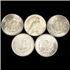 Image 2 : (5) Misc Dollars UNCIRCULATED