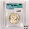 1943-D Walking Liberty Half Dollar ICG-MS64