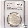 1880-CC Morgan Silver Dollar NGC-MS62