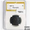 1807/6 Draped Bust Large Cent PGA-AU53