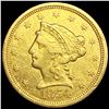 1854-O $2.50 Gold Quarter Eagle LIGHTLY