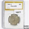 1901-S Barber Half Dollar PGA-AU58