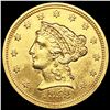 Image 1 : 1852 $2.50 Gold Quarter Eagle UNCIRCULATED