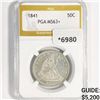 1841 Seated Liberty Half Dollar PGA-MS63+