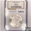 1881-CC Morgan Silver Dollar NGC-MS64
