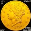 1879-O SCARCE $20 Gold Double Eagle UNC