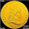 1800 $5 Gold Half Eagle UNCIRCULATED