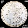 1889-CC KING CC Morgan Silver Dollar CHOICE AU