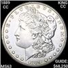 1889-CC KING CC Morgan Silver Dollar CHOICE BU