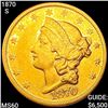 1870-S $20 Gold Double Eagle UNCIRCULATED