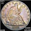 1871-CC Seated Liberty Half Dollar CHOICE AU