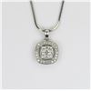 Image 1 : Lovely Diamond Pendant featuring 33 round cut