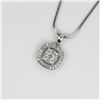 Image 2 : Lovely Diamond Pendant featuring 33 round cut