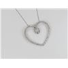 Image 5 : Dazzling Heart Shaped Diamond Pendant