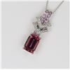 Image 2 : Vibrant Pink Tourmaline, Diamond