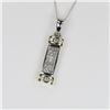 Image 3 : Radiant Diamond Pendant featuring 27 invisible