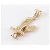 Image 3 : 14Kt Yellow Gold Eagle Pendant
