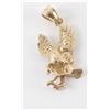 Image 4 : 14Kt Yellow Gold Eagle Pendant
