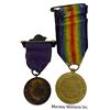 Image 2 : WW1 Welcome Home Medal with Victory Medal Orillia Ont 116th BTTN