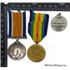 Image 3 : WW1 Welcome Home Medal with WW1 Pair. Elmira Ontario & Cdn Engineers