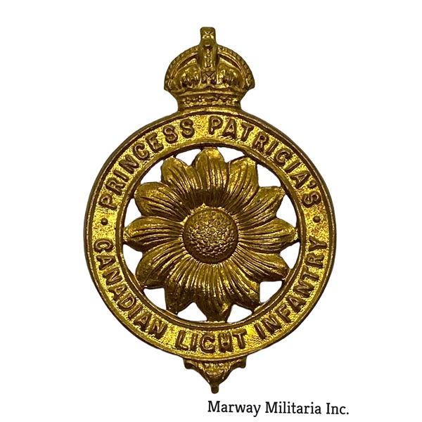 WW1 era PPCLI Marguerite Cap Badge