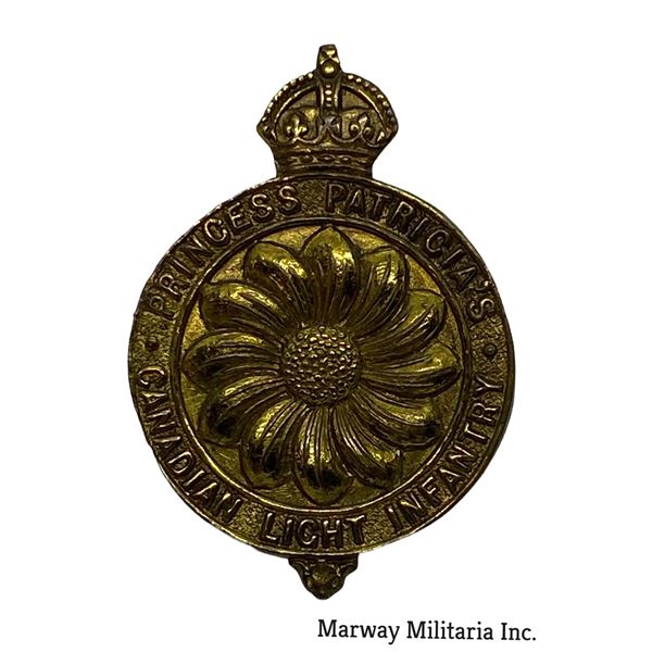WW1 era PPCLI Marguerite Collar Badge
