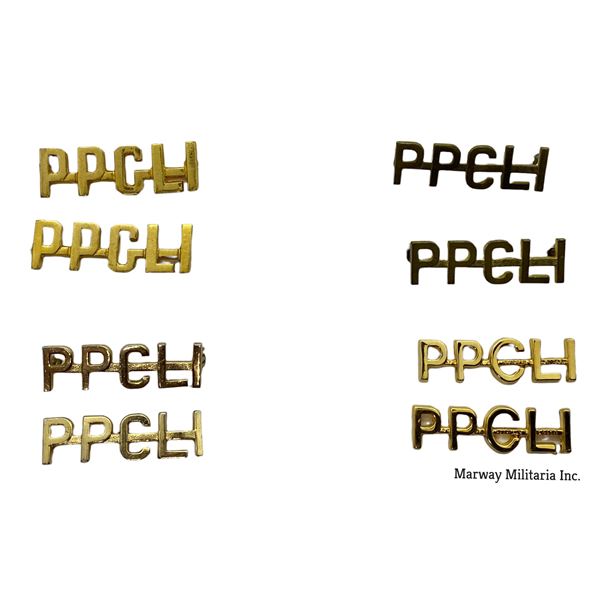 PPCLI Shoulder Title Badge Lot