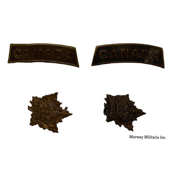 Lot of 4, WW1 General Service Badges