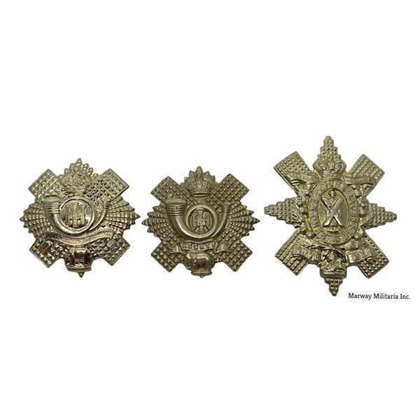 Lot of 3 British Cap Badges