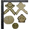 Image 2 : Lot of 5, Canadian Marksmen Patches, Rank Crown & T Insignia