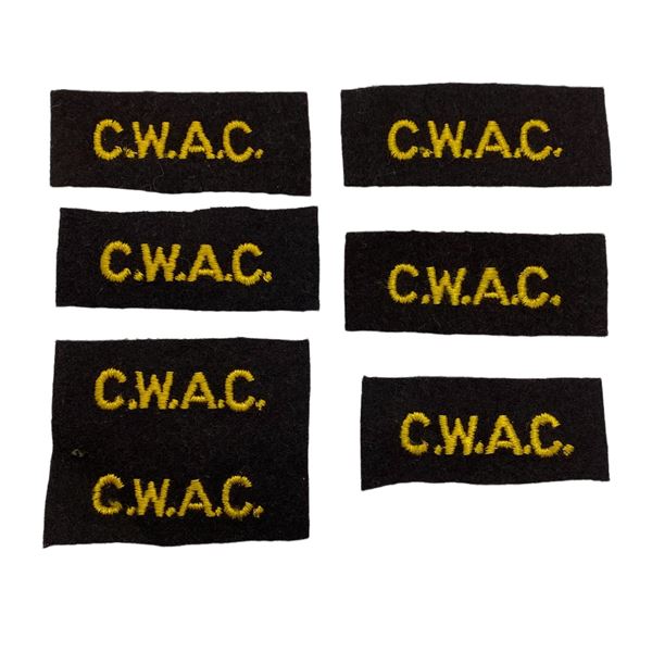 Lot of 6 CWAC Insignia Lot