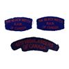 Image 1 : Lot of 3, Canadian Cloth Shoulder Flashes