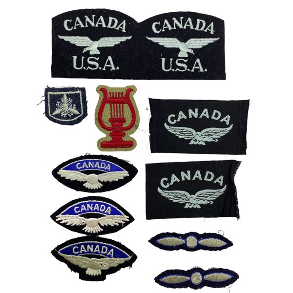 Lot of 10, RCAF Insignia Lot