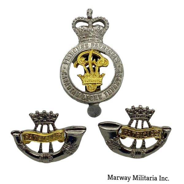 PPCLI Officers Cap and Collar Badge Set