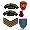 Image 1 : Lot of 6 Canadian Military Flashes / Insignia